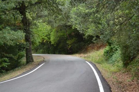 Secondary road to infinity Stock Photos