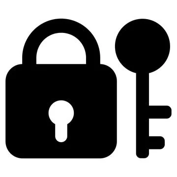 Secrecy Flat Icon Illustration Illustrazione stock