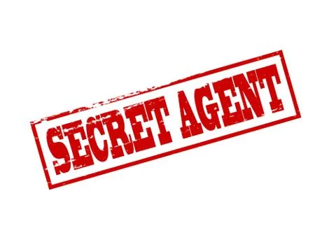 Secret agent Illustrazione stock