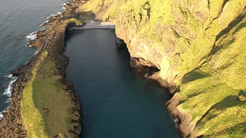Secret Beach in Iceland Stock Footage 256617899