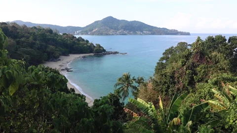 Secret beach on Phuket Stock Footage 143307836