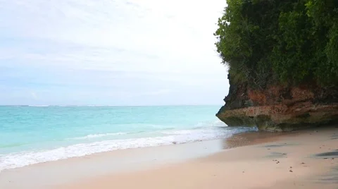 Secret Beach waves Rocks 動画素材 48635029