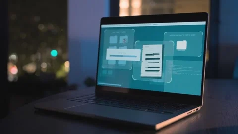 Secret classified files and document copying or transferring in remote Stock Footage 333578090