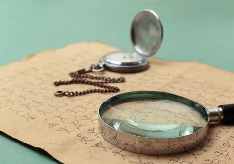 Secret code dancing men Stock Photos