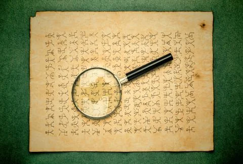 Secret code dancing men Stock Photos