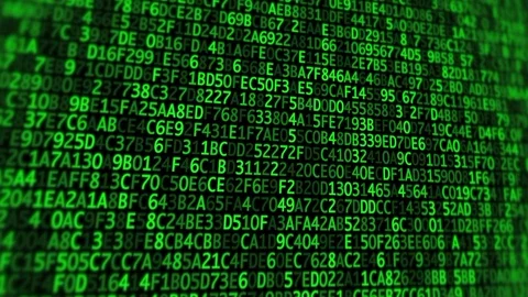 The secret codes on screen with password selection Stock Footage 104121808