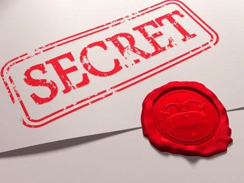 Secret document Stock Illustration