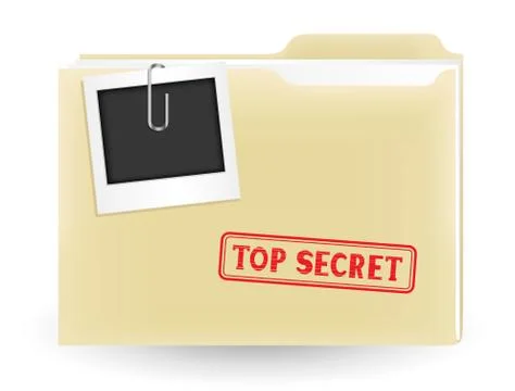Secret file Stock Illustration