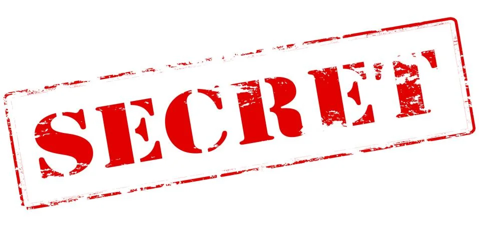 Secret Stock Illustration