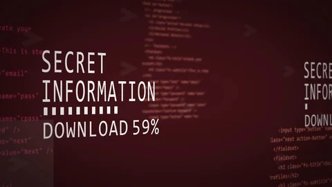 Secret information concept 스톡 동영상 103959416