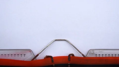 Secret Information - phrase printed on an old typewriter in red letters Stock Footage 126644161