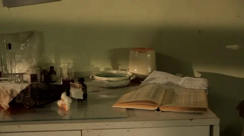 Secret laboratories which conducted experiments. Stock Footage 62558995