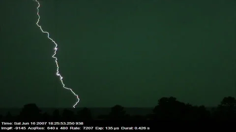 Secret Life of A Lightning Bolt 스톡 동영상 54707216