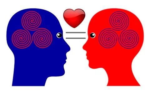 The Secret of Love Illustrazione stock
