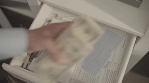 SECRET MONEY STASH Stock Footage 159573473