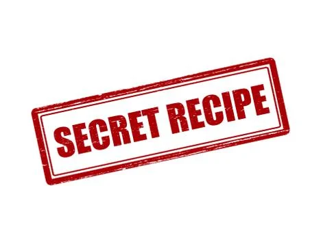 Secret recipe Stock Illustration