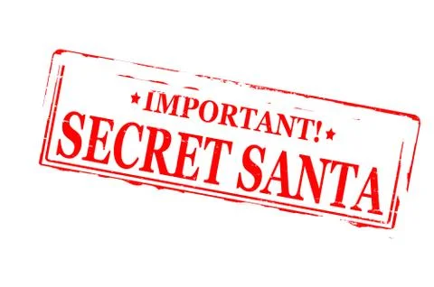 Secret Santa Stock Illustration