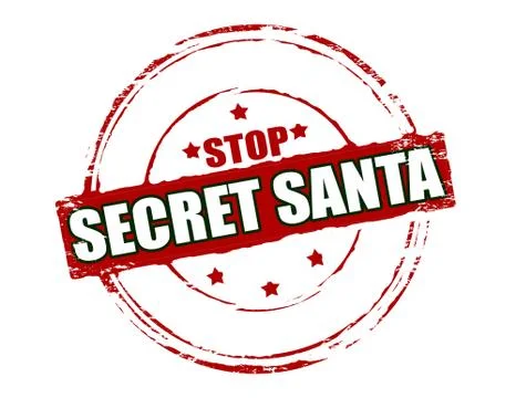 Secret Santa Stock Illustration