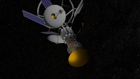 Secret Space Satellite Stock Footage 109141430