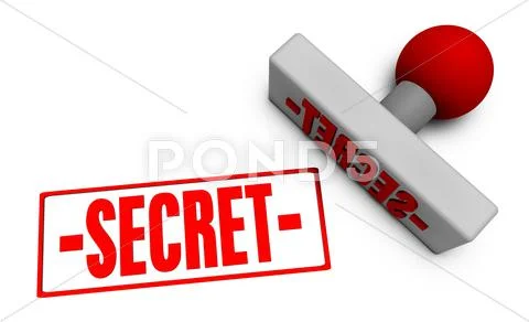 Secret stamp Stock Illustration