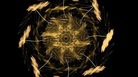 Secret symbol of geometry. Triangular symbol. Labyrinth of illuminates. Stock Footage 116905895
