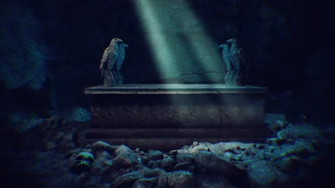 Secret Tomb Stock Footage 263808637