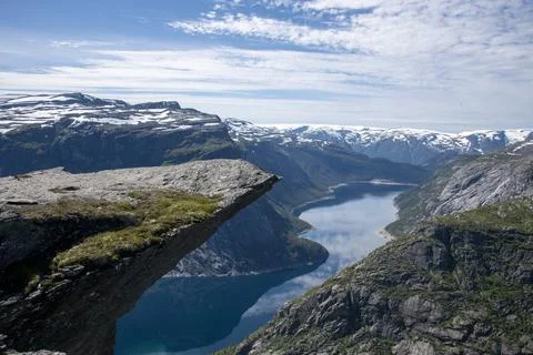 The Secret Trolltunga 写真素材