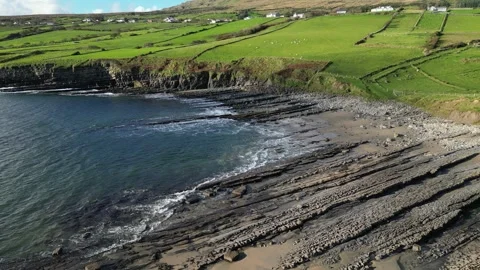 The Secret Waterfall, Ireland. Stock Footage 300316865