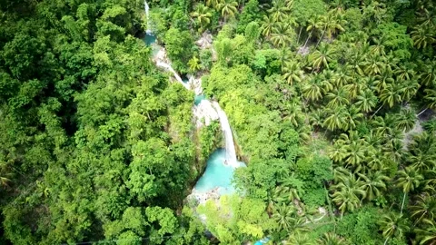 Secret Waterfall in the jungle Stock Footage 248066825