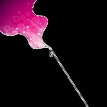 Secret zip Stock Illustration