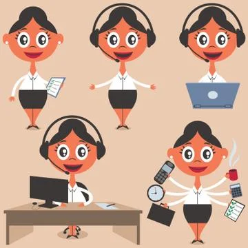 Secretary Stock Illustration