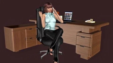 Secretary Stock Illustration