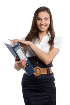 The secretary Foto stock