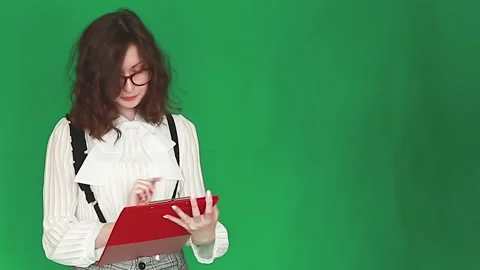 Secretary taking notes Stock Footage 208853238