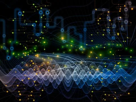 Secrets of Data Transfers Stock Illustration
