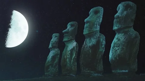 The secrets of Easter Island in Chile 4K Stock Footage 260222148