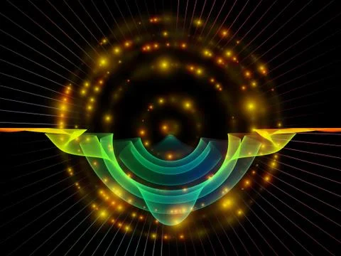 Secrets of Radial Oscillation Stock Illustration