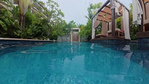 Secrets Royal Beach Lazy River Stock Footage 344232817