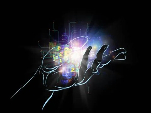 Secrets of Technology Stock Illustration