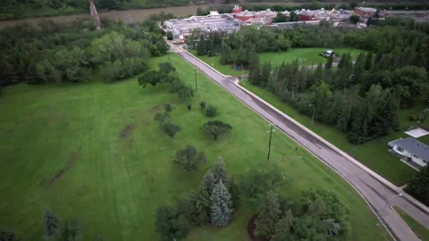 Section of 50th Street in Edmonton, AB Stock Footage 340216767
