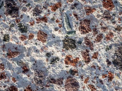 Section of building stone. Structure of concrete. Hard uneven surface. Stock Photos