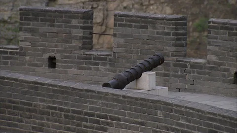 A section of The Great Wall of China Stock Footage 88728413