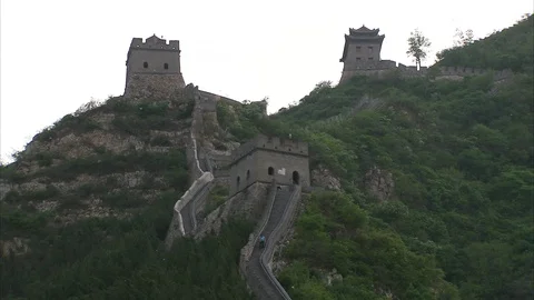 A section of The Great Wall of China Stock-Footage 88728442