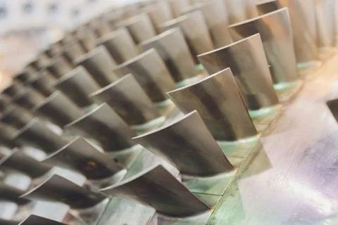 Section model of a historic jet engine. 스톡 사진