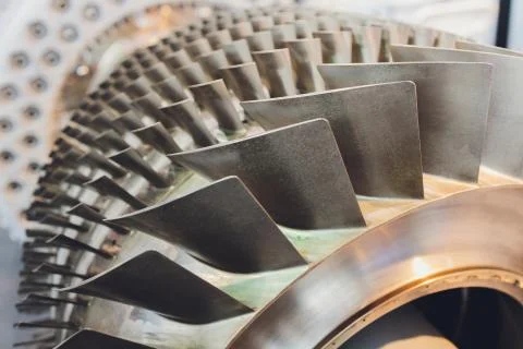 Section model of a historic jet engine. 스톡 사진