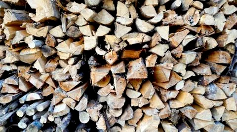 Section of old irewood texture background in Hallstatt, Austria, Europe Stock Photos