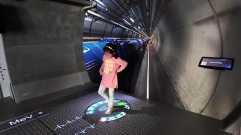Section of the public section of the European Nuclear Research Center in Cern 動画素材 270222245