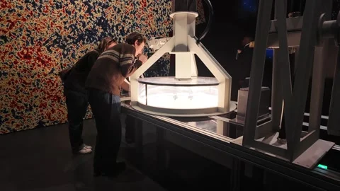 Section of the public section of the European Nuclear Research Center in Cern 動画素材 270222654
