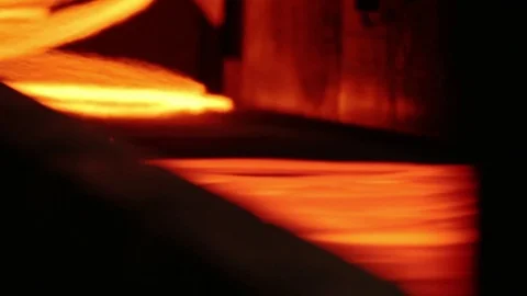 Section rolling and bar mills Stock Footage 72752223