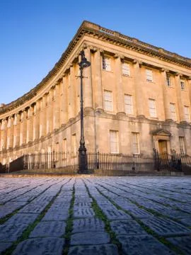 Section of royal crescent , bath Stock Photos